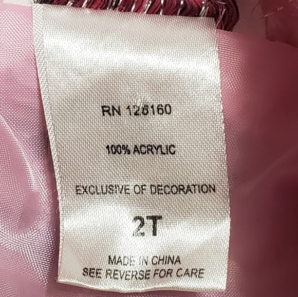 Girls Faux Coats Zebra Print Fashion Jacket By Little Lass Size 2T - Picture 7 of 8